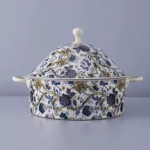 Casserole moderne de qualité supérieure avec support en métal, aspect élégant pour le fondue du Moyen-Orient, buffet du Ramadan, chauffe-plats - Product Image 2