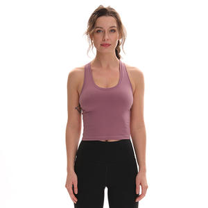 Camiseta sin mangas deportiva para mujer, Top transpirable de secado rápido para gimnasio - Product Image 6
