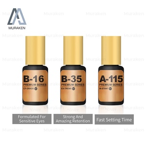 Tira de pegamento para extensión de pestañas de Gel negro de alta viscosidad, secado rápido, etiqueta privada baja certificada MSDS disponible en botellas de 5ml y 10ml - Product Image 3