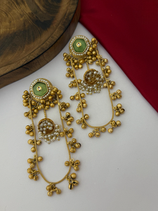 Boucles d'oreilles Amarpali de haute qualité pour femmes Premium nouvelle Collection Design Unique boucle d'oreille traditionnelle indienne fonction de mariage Jhumki - Product Image 2