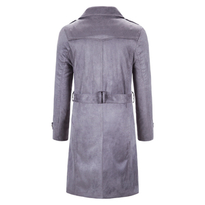 Gabardina Ligera para Hombre, Chaqueta Larga de Primavera y Otoño, Proveedor Mayorista - Product Image 6