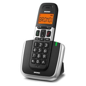 Teléfono Inalámbrico Single Bravo Platinum Modelo 10279010 Negro y Plateado - Product Image 2