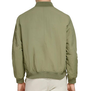 2024 vente en gros personnalisé hommes hiver chaud épaissir Bomber veste sur mesure 100% Polyester Street Wear Bomber vestes - Product Image 2