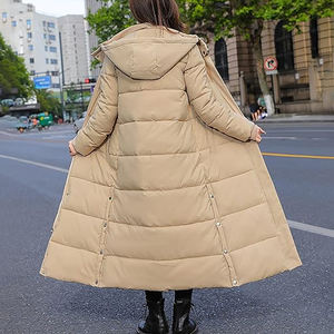 Recién llegado, chaquetas largas acolchadas para mujer/temporada de otoño e invierno, ropa informal, chaquetas largas acolchadas para mujer - Product Image 5