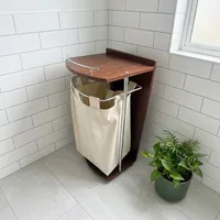 Armoire à linge moderne en bois de haute qualité avec sac amovible fabriquée en Italie