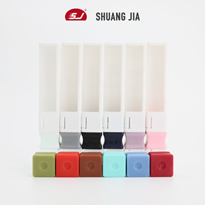 SHUANGJIA 1pc Colorful Empty Nail <strong>Drill</strong> <strong>Bit</strong> Holder 3/32" <strong>Drills</strong> <strong>Box</strong> Stand Transparent Plastic Container Case Nails Accessories - Product Image 2