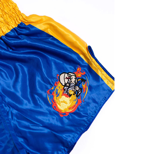 Jiu Jitsu กางเกงขาสั้นมวยไทยกางเกงขาสั้นต่อสู้ทำจากปากีสถานมวยไทยและกางเกงต่อยืดเอวยางยืดน้ำหนักเบา - Product Image 3