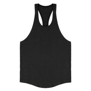 Chaleco Deportivo Informal de Punto sin Mangas para Hombre, Venta al por Mayor, Logotipo Personalizado, Poliéster y Algodón, Color Sólido, Camiseta Deportiva para Gimnasio - Product Image 4