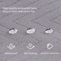 Siège de voiture pour chien et chat, confortable, toutes saisons, imperméable, amovible, lavable, portable, vente en gros, OEM ODM