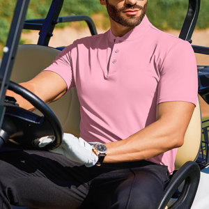 Camisetas Polo de algodón y poliéster de alta calidad de 200gsm logotipo bordado personalizado camiseta Polo de secado rápido camisetas Polo de Golf - Product Image 5