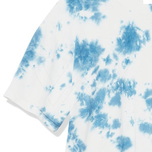 Camiseta 100% de algodón con tinte de corbata para mujer, camiseta transpirable personalizada de colores sólidos, camiseta hecha a medida - Product Image 6