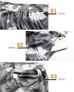 Pantalones cortos de nailon personalizados de 7 pulgadas para gimnasio, pantalones cortos blancos para entrenamiento, culturismo para hombre, venta al por mayor - Product Image 5