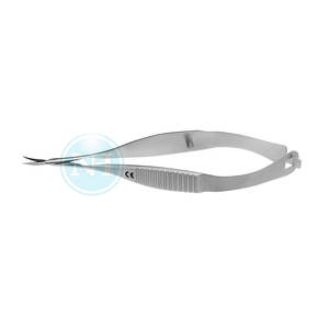Tijeras Vannas Curvas de Punta Afilada para Cirugía Oftálmica, Tijeras Vannas Curvas de Acero Inoxidable de Precisión con Punta Afilada - Product Image 3