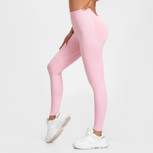Mallas de cintura alta para mujer, pantalones de Yoga para levantar glúteos, ropa deportiva para entrenamiento, Fitness, entrenamiento de gimnasia, estiramiento de cuatro vías - Product Image 5