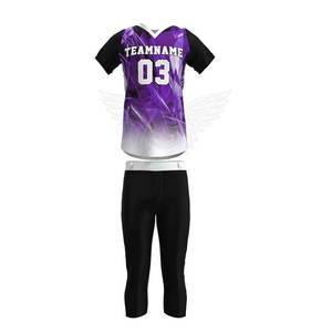 Tenue d'équipe personnalisée, ensemble d'uniformes de baseball pour hommes, meilleure vente d'uniforme de baseball respirant personnalisé - Product Image 1