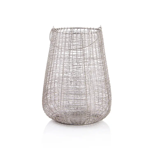 Lanterne décorative en métal de qualité supérieure pour salon et patio pièce maîtresse de Noël galvanisée pour la décoration intérieure - Product Image 4