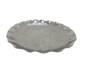 Pot de bougie en métal de couleur grise votive ronde en fer décoratif de noël pour la décoration de table de festival et de mariage à la main - Product Image 6