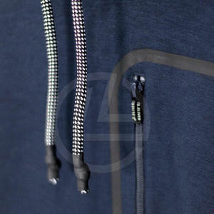 Sweat à capuche en coton mélangé avec toucher doux et sweat à capuche confortable à manches longues avec logo personnalisé imprimé - Product Image 2