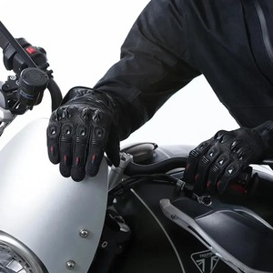 ถุงมือทำงานหนังวัวเพื่อความปลอดภัยในการก่อสร้างถุงมือฝึกยุทธวิธีหน้าจอสัมผัส - Product Image 4