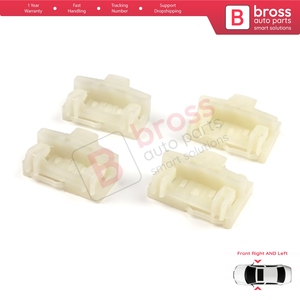 BWR46+BWR47 4 Pièces Clips de Réparation de Lève-Vitres pour Portes Avant A4 B5 Polo 6N Passat B5 3B Superb MK1 8D0837462 - Product Image 4