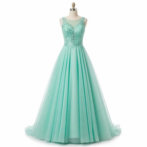 Vestido de Novia de Organza con Lentejuelas, Tela de Organza Brillante, Adornado, Traje de Novia para Ceremonia, Proveedor de Vestidos de Novia - Product Image 1