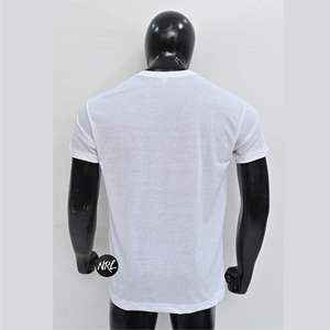 Camisetas de cuello redondo de algodón 100% para hombre de alta calidad, ropa de calle informal sólida de secado rápido transpirable de gran tamaño, ropa de verano Regular - Product Image 2