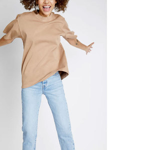 เสื้อยืดคอกลมใส่ได้ทั้งชายและหญิงผ้าฝ้ายออร์แกนิกปรับแต่งได้ดีไซน์สกรีนลายสตรีทแวร์ - Product Image 6