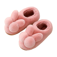 Chaussons personnalisés en peluche lapin Vente en gros Animal Lapin Chaussons en peluche Lapin en peluche Chaussons en peluche de coton