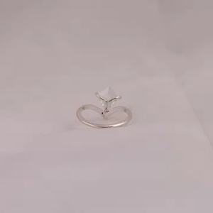 Nouvelle arrivée Cerf-volant Portrait Cut Lab Grown Diamond Solitaire Ring Unique Art Cut Bague de fiançailles en or massif 14 carats Design personnalisé - Product Image 6