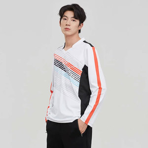 Meilleur prix, uniforme d'équipe de tennis unisexe personnalisé 100% polyester, respirant, séchage rapide, logo imprimé numériquement sur le devant, uniforme de sport - Product Image 3