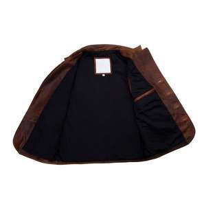 Veste en cuir véritable Western Leather Jacket Cowboy Design Handmade Premium Quality Products Boho Vintage Leather For Mens - Product Image 3