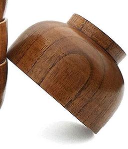 Plat en bois fini naturel et bols de service pour la vaisselle bols de collations de fruits réutilisables vente chaude bol de pâtes de nouilles de savon - Product Image 6