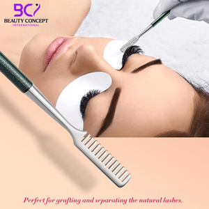Outil de séparation antidérapant en acier inoxydable pour cils, avec peigne, service OEM pour outils de lifting des cils et soins personnels - Product Image 4