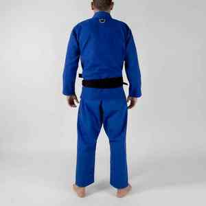 Kimono BJJ Jiu Jitsu Kingz Ultra Light Blue personnalisé, tissage perlé, uniforme BJJ - Product Image 4
