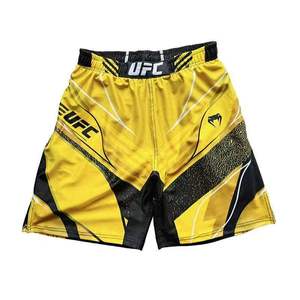 Pantalones Cortos de MMA con Logotipo Personalizado para Hombre, Gráficos Vibrantes Sublimados, Se Aceptan Pedidos al por Mayor - Product Image 3