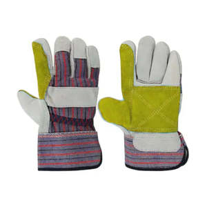 Gants de soudage en cuir de protection à manchette longue, gants de travail résistants au feu et de sécurité fabriqués au Pakistan - Product Image 1