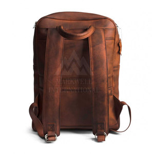 Mochila de Cuero Personalizada Impermeable con MOQ Bajo, Nuevo Diseño, Mochila de Cuero de Gran Capacidad para Exteriores - Product Image 2