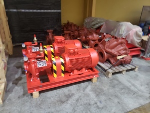 USSU US-FM para FM, Bomba Centrífuga Eléctrica de Succión Final Aprobada por NFPA20 para Extinción de Incendios, Conjunto de Bomba de 50-2000 GPM con Controlador - Product Image 3