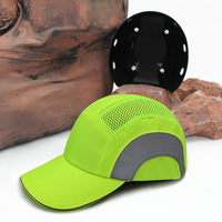 Casco de Seguridad Unisex Ligero de Algodón con Visera Estilo Béisbol para Construcción/Deportes/Taller
