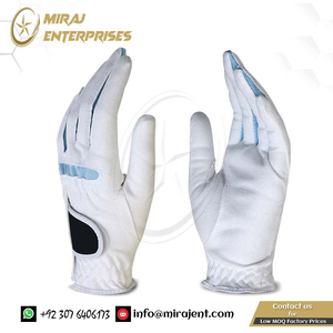 ถุงมือกอล์ฟผู้หญิงระบายอากาศได้ดี, ถุงมือหนังแกะยืดหยุ่นหนังแกะถุงมือผ้าไมโครไฟเบอร์กีฬากลางแจ้งปรับแต่งได้ - Product Image 3