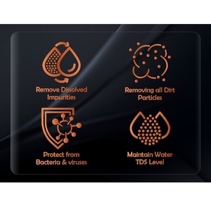 Purificateur d'eau par osmose inverse à économie d'énergie Xpria White Smoke avec limiteur de débit intégré et fonctionnalités d'économie d'eau - Product Image 4