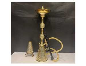 Narguiles de Latón Lacado Martillados a Mano, la Mejor Calidad, Narguile Egipcio de Lujo al por Mayor, Narguile Mini Único de Fundición por Pulso Martillado, Nuevo - Product Image 6