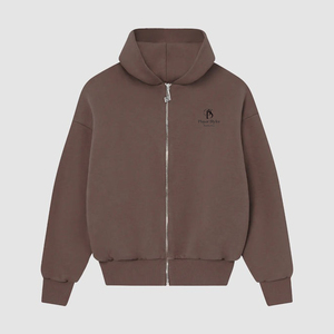 Sudadera con capucha transpirable impermeable de algodón de otoño para hombre con mangas largas de ajuste regular y cuello con capucha - Product Image 1