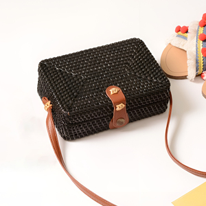 Hand weaving rattan bag factory supply natural bags for ladies accessory wholesale <b>handbags</b> - Product Image 2