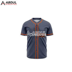 ชุดเบสบอลสีตามสั่งชุดเครื่องแบบกีฬาเบสบอลคุณภาพสูงจำนวนมาก - Product Image 4