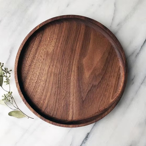 FABRICATION Assiette à salade en bois Plateau de service Boîte de pin Thème d'amour Bateau ovale Bonbons Biscuits Nourriture Fruits Décoration de la maison Cadeau - Product Image 1