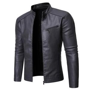 Nouvelle veste de moto décontractée pour homme, en cuir véritable respirant, coupe slim, style coréen tendance, printemps-automne - Product Image 1