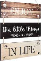 Plaque murale rustique en bois en gros avec citation inspirante et motivante, art décoratif style ferme pour le bureau