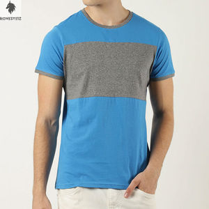 Ringler personnalisé hommes T-Shirts Super Large Ringer épaule 100% coton de haute qualité tricoté DTG impression Streetwear mode - Product Image 1