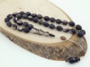 Cuentas de cuerno de buey raras artesanales hechas a mano con caligrafía islámica para prácticas devocionales a un precio asequible - Product Image 5